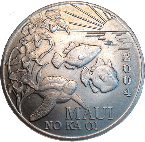 2004 Maui Dollar - Copper-Nickel 1.5'' - Original Design