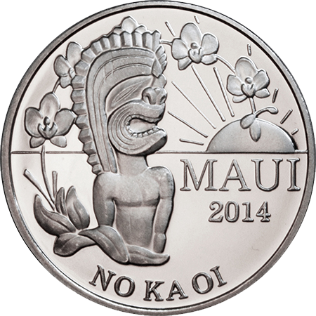 2014 Maui Dollar Copper-Nickel 1.5'' - Original Design