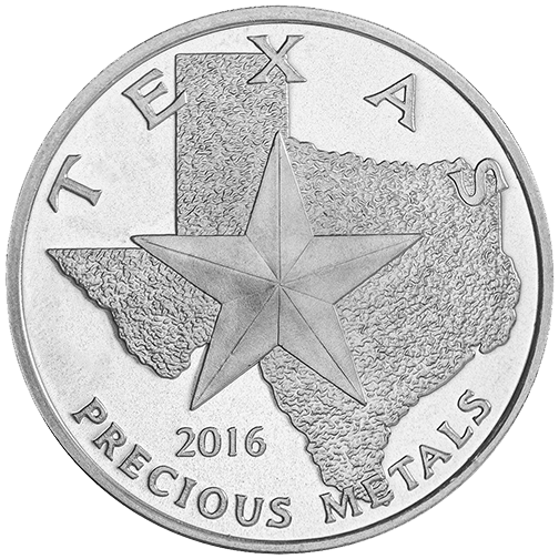 Texas Precious Metals Reverse - 1oz Silver Bullion